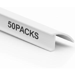 50 Pack 36" x 3/8" x 19/32" Snap in Vinyl Window Glazing Bead