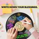Mothers Day Gifts for Mom - Vinyl Record Guest Book, Best Mom Ever Birthday Decorations, Cute DIY Gift Ideas for Mom from Daughter Son, Happy Mothers Day Presents, 11.8 x 11.8 Inches