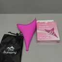 Female Urinal, Reusable Silicone Foolproof Women Pee Funnel Allows Women to Pee Standing Up,Women's Urinal is The Perfect Companion for Indoor Use