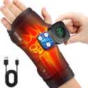 Wrist Heating Pad, Heated Wrist Wrap for Left Hand, Heated Wrist Brace for Men Woman, Corded and Cordless Heating Pad for Wrist