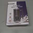 SIMPLETASTE Milk Frother, 4-in-1 Electric Milk Steamer with LED Touch Screen, Automatic Warm and Cold Foam Maker and Milk Warmer for Latte, Cappuccinos, Macchiato (Navy Blue)