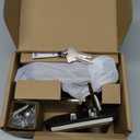 TEEHO TE012W WiFi Smart Lock, Fingerprint Door Lock with Built-in Wi-Fi, Keyless Entry Keypad Smart Deadbolt, App Remote Control, Alexa Compatible, IP55 Waterproof for Front Door  Satin Nickel