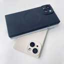 Designed for iPhone 15 Case Silicone Compatible with Magsafe, Camera Lens Protector, Military Grade Shockproof Protective, Rectangle Magnetic Phone Case for iPhone 15 Black