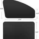 Car Sunshade, Car Privacy Window Shade, 100% Block Light for Breastfeeding, Taking a nap, Changing Clothes, Camping (Full Sets 4pcs)