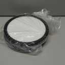 Matane 2Pack Dimmable Flush Mount Ceiling Light Fixture with Night Light, 18W 3000K 4000K 5000K, LED Low Profile Ceiling Lights for Bedroom Hallway Kitchen, 8.7inch Black Round