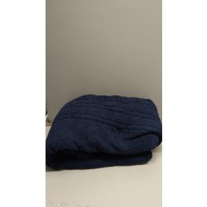 Electric Heated Blanket Full Size 72"84" with 9 Heating Levels & 1-10Hs Auto OffDouble Sided Plush Sherpa, Energy Efficient, Machine Washable, for Couch & Bed, Dark Blue