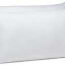 Amazon Basics Down Alternative Bed Pillows for Back and Side Sleepers, Medium Density, King Size, 36" x 20", White, 2-Pack