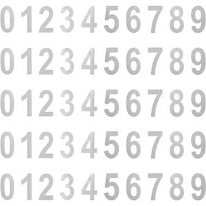 3 x 5 Sets Mailbox Numbers for Outside, Reflective Mailbox Number Stickers 3 Inch Self Adhesive Vinyl Waterproof Address Numbers 0-9 House Number for Outside Mailboxs Door Signs Cars Trucks Home Business