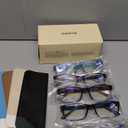 Gaoye Professional Reading Glasses for All Day - Computer Readers with Blue Light Protection - Value Pack (+1.75)