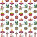 Ceenna 8 Pcs Happy Diwali Hanging Decoration Supplies Indian Festival of Lights Hanging Banner Deepavali Suture Paper Circle Garland Diwali Decor for Home Doorway Curtain Birthday Party Decoration