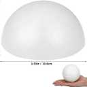 BESTOYARD 20Pcs Floral Foam Half Sphere, 4 Inch Styro Foam Balls for Artificial Flowers, White Round Arrangement Supplies, Bouquet Holder for Wedding, Plant Bouquet
