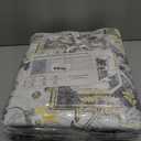 Area Rugs 6x9,Washable Area Rug for Living Room,Low Pile Rug,Non-Slip Non-Shedding Bedroom Rug,Indoor Modern Carpet for Bedroom Kitchen Dining Room Home Dcor (Grey, 6x9)