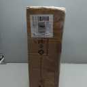 Fluted Nightstand, Mid Century Modern Nightstand, Walnut Finish Bedside Table with Drawer and Open Shelf, Bedroom Side Table, 18.9" W x 15.7" D x 18.5" H