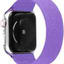 Solace Bands Paladin Loop Smart Watch Band - Compatible With All Apple Iwatch Series - Sportswear Smart Watch Band For Men & Women - Comfort & Durable (38/ 40/ 41MM - S, Purple)
