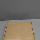 YONZEE 2-in-1 Car Steering Wheel Desk Tray & Car Seat Gap Filler Organizer – Foldable Carbon Fiber Look Table for Laptop, Eating Food, Writing – for Standard Round Steering Wheels