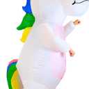 PTS Inflatable Costume Adult, Blow Up Unicorn Costume for Halloween Inflatables Cosplay Party
