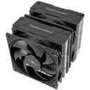 Thermalright Peerless Assassin 120 Black V3 CPU Cooler, 6 Heat Pipes AGHP Technology, Dual 120mm PWM Fans, 2000RPM Speed, for AMD:AM4 AM5/Intel LGA 1851/1700/1150/1151/1200,PC Cooler