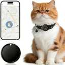 GPS Collar for CatsPet Tracker (Android Only) Smart tag,Waterproof Compatible with Google Find My,No Monthly Fee,Advanced Tracking Solution Smart Collar for Pet Safety Ideal Small Large Cats