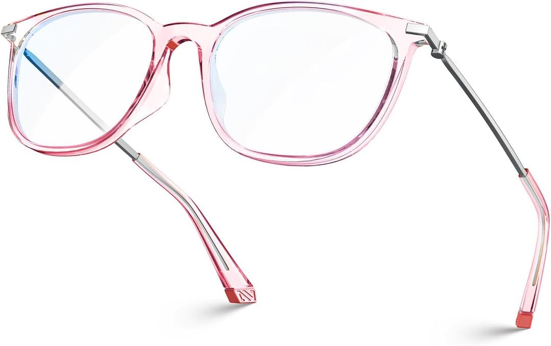 VISOONE Anti Slip TR90 Blue Light Blocking Glasses Size M Eyewear Frame with Anti Glare Eye Protection for Women GaeL