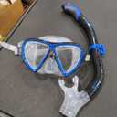Adult Snorkeling Kit, Mask & Dry Snorkel - Quality Equipment for Discovering The Underwater World - Ocean Combo: Designed in Italy