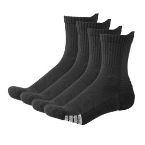 Men's running socks - breathable, cushioned, comfortable and durable - 4 Pairs Size: 12-15