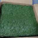 XLX TURF Artificial Grass Turf Interlocking Deck Tiles Set 18 PCS - 12"x12" Thick Synthetic Fake Grass Self-draining Mat Floor for Dog Kennel Indoor/Outdoor Use