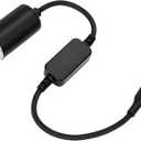 USB C to 12V Adapter, USB C to 12V Cigarette Lighter Adapter Type C Male to 12V Cigarette Lighter Socketfor Dash Cam Power Bank GPS Car Led Light Strips 1 Pack