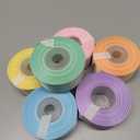 Pastel Ribbon Set - 60Yards Assorted Rainbow Satin Ribbon for Crafts, Bouquets, Parties & Weddings - 6 Rolls (1")
