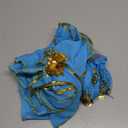 Haysandy 8 Pcs Belly Dance Outfit Sets Women,Belly Dance Skirt, Hip Scarf, 2 Bracelets, Earrings, Anklet Bracelet (Blue)