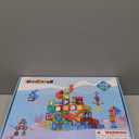 MAGBLOCK 176pcs Magnetic Tiles Marble Run Set with Ball Run Race Track for Ages 8+, Magnetic Building Blocks Magnet Game, Stem Educational Gifts Kids Toys for Girls & Boys Promoting Focus