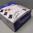 ALLJOY 5 in 1 Kids Basketball Hoop and T Ball Set,Adjustable Basket Ball Stand,Hanging Tee Baseball for Toddlers Boys Girls Ages 3 4 5 6 7 8 9 10 Years Old,Outdoor and Indoor Toys Birthday Gifts