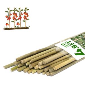 Plant Stakes, 4.8 FT Natural Bamboo Garden Stakes, 20Pcs Plant Stakes,Bamboo Sticks for Tomato,Beans,Vegetable and Climbing Plants