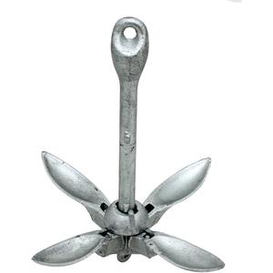 Extreme Max 3006.6545 BoatTector Galvanized Folding Anchor - 3.5 lbs.