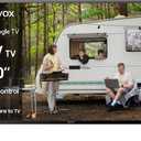 SYLVOX 40" 12V TV for RV, 12-24V DC/110V AC Powered Smart Television, 1080P FHD Google TV with Voice Assistant, WiFi Bluetooth, for Camper Truck Marine & Home