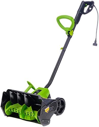 Earthwise SN70016 Electric Corded 12Amp Snow Shovel, 16" Width, 430lbs/Minute Earthwise SN70016 Electric Corded 12Amp Snow Shovel, 16" Width, 430lbs/Minute
