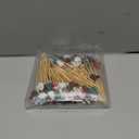 PuTwo Christmas Cocktail Picks 4.7 Inch 100pcs Bamboo Fancy Skewers Toothpicks for Appetizers Food Drink Fruit Sandwich BBQ Christmas Cocktail Party Charcuterie Boards Accessories Party Supplies