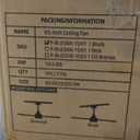 65" Ceiling Fan ( Black, Brown )