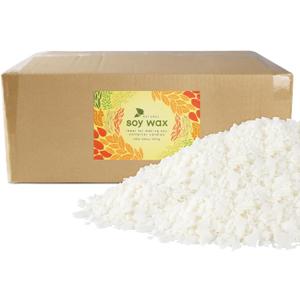 Wfmolcand Natural Soy Wax for Candle Making 20 lb Bag, Soy Wax Flakes,DIY Candle