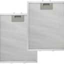 W10169961A 10.5x 12 in Aluminum Mesh Range Hood Grease Filter by Fetechmate Fit for Whirl-pool Ik-ea Kitchen-Aid Jenn-Air Replace W10870878 W10875058 W10833076 W10169961 W11245983-2 Pack