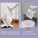 Snap Grip 2026 Upgraded Mini Mop, with 5 Non Scratch Wire Dishcloths (45.3in+10cloths)
