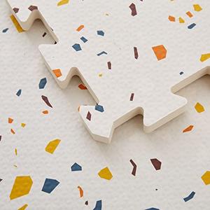 Terrazzo Playmat, Non-Toxic, Eco-Friendly, Large, Puzzle Playmat (Multi), 8 PCS