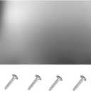 24 x 30-inch Reversible Stainless Steel Backsplash for Kitchen wall，Splatter Guard and Cooking Shield， Range Hood Accessories to Keep Kitchen Clean， Four Pre Drilled Holes for Easy Installation