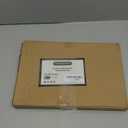 FOCUSLINE 8 PCS Plastic Serving Trays for Party, Clear and Gold Rim Serving Platters and Trays, Premium Plastic Fruit Tray, Disposable Platters for Cupcake, Dessert, Appetizers