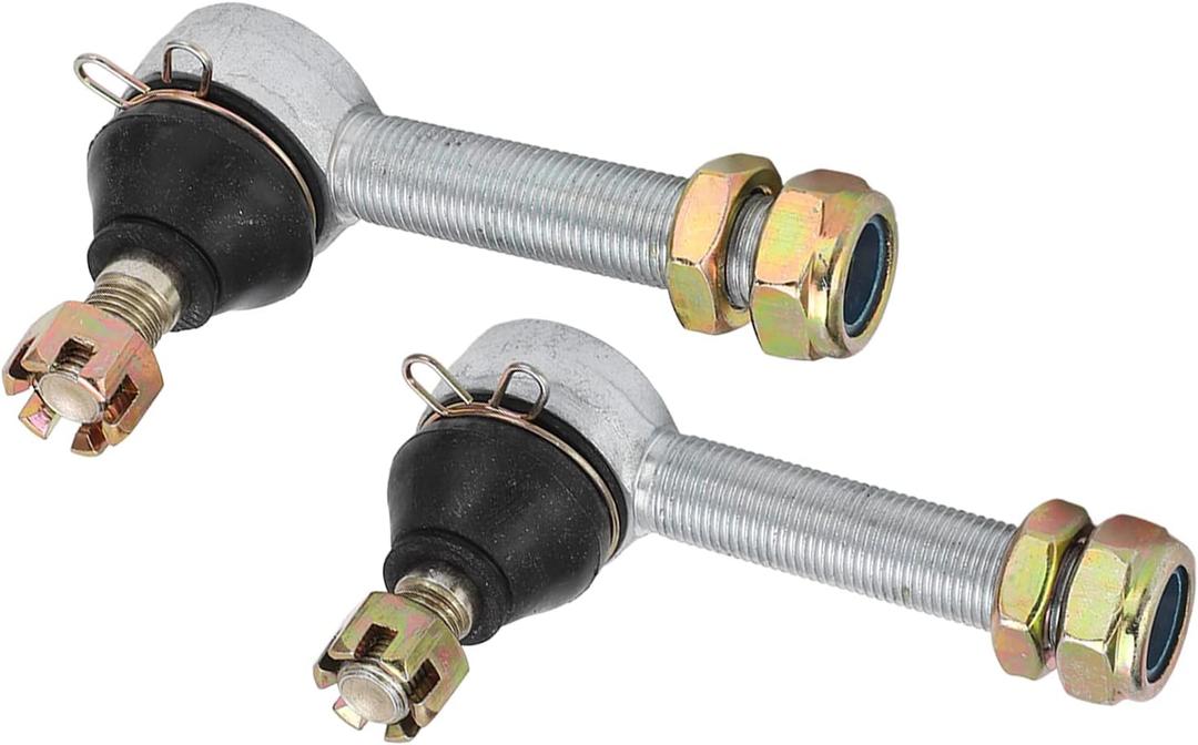 1 Pair 12Mm 16Mm Left Right Ball Joint Kit,Steel Alloy Tie Rod Ball Joint For 150Cc 250Cc Quad Dirt Bike Atv Go Kart Moped Scooter Atv Accessory Quad Ball Joint