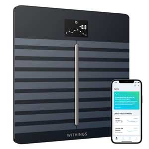 Withings/Nokia Body Cardio – Heart Health & Body Composition Digital Wi-Fi Scale with smartphone app, Body Black