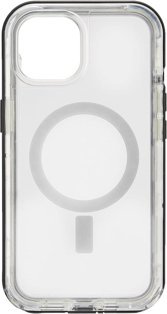 SUPFINE Magnetic for iPhone 15 Case (Compatible with MagSafe) (Military Grade Drop Protection) Translucent Clear