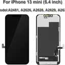 Fixerman for iPhone 13 Mini Screen Replacement 5.4 inch, 3D Touch LCD Display Digitizer Assembly with Repair Tool,Compatible with Model A2481, A2626, A2628, A2629, A2630