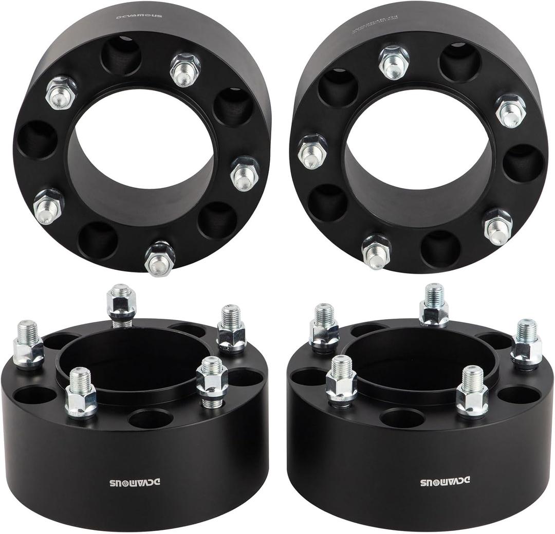 4pc Forged 5x5.5 Hubcentric Wheel Spacers 3 Inch M14x1.5 Studs 77.8mm Hub