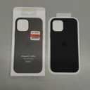 Apple iPhone 12 and iPhone 12 Pro Silicone Case with Magsafe - Black