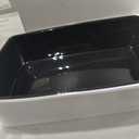 IRIS USA XX-Large High Sided Cat Litter Box, Scatter Shield, Black